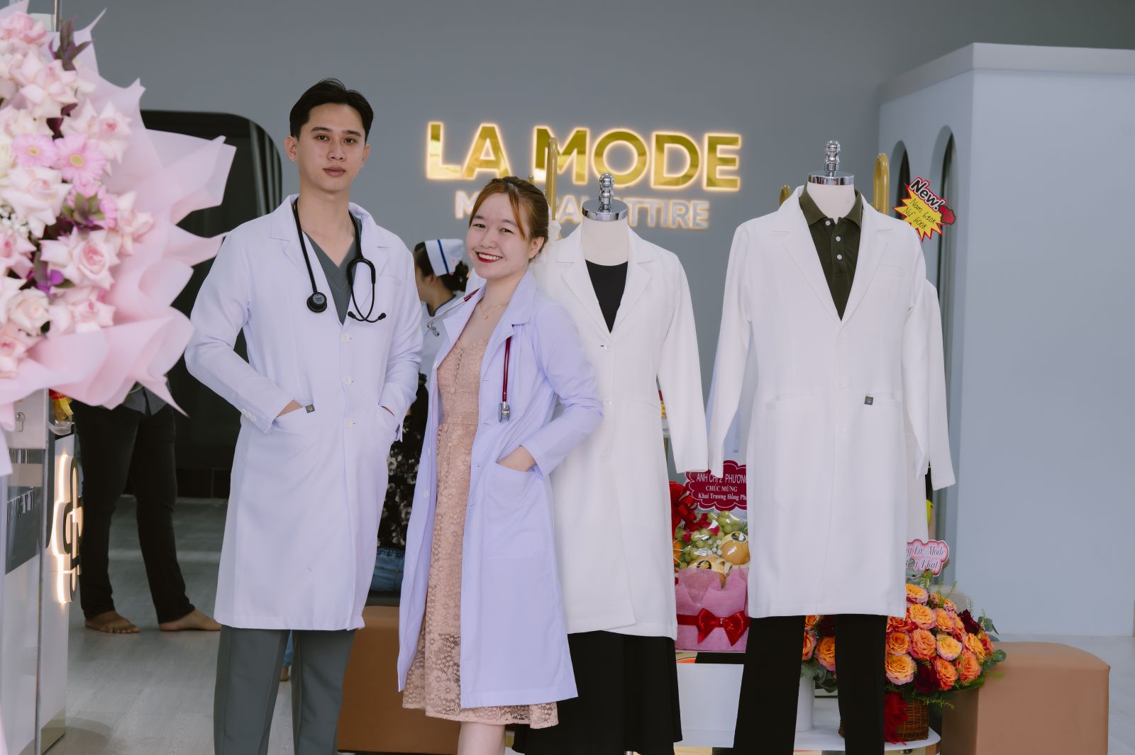 Áo Blouse Bác Sĩ Nam(Nữ)
