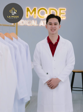 Áo Blouse bác sĩ nam cao cấp  