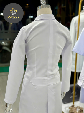 Áo Blouse bác sĩ nữ trung cấp