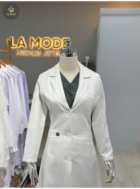 Áo Blouse bác sĩ nữ cao cấp