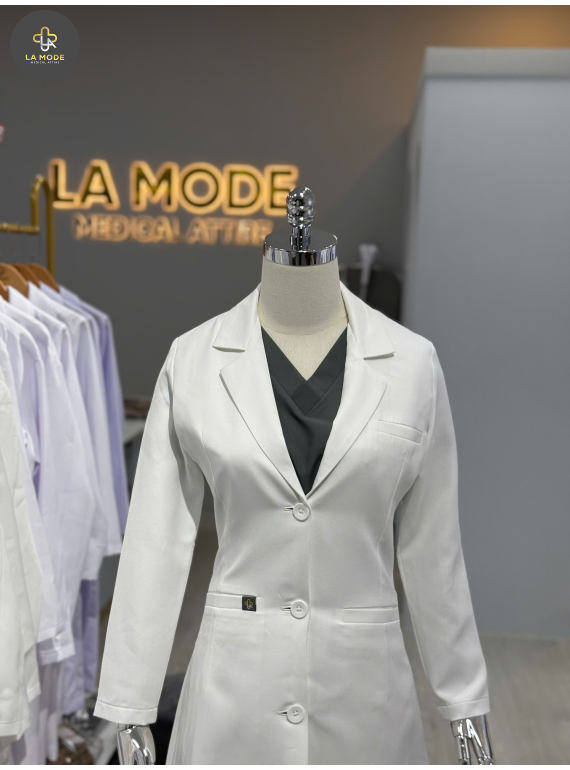 Áo Blouse bác sĩ nữ cao cấp
