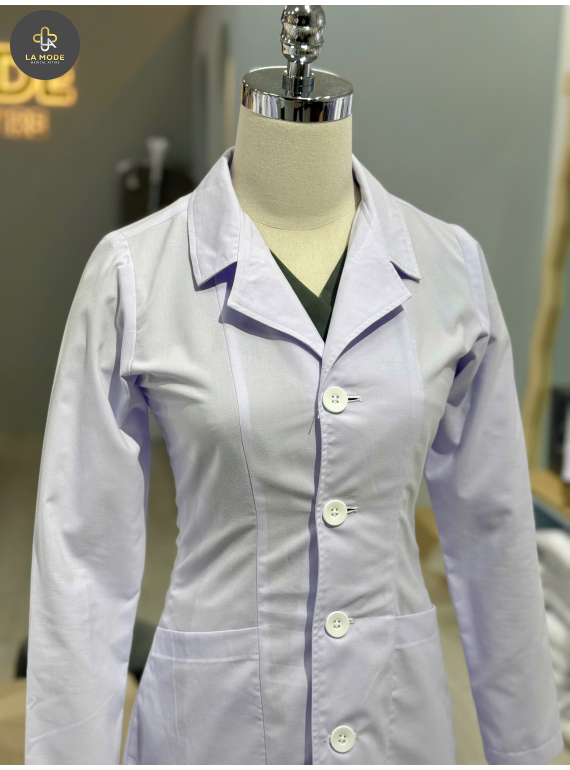Áo Blouse bác sĩ tay dài Basic