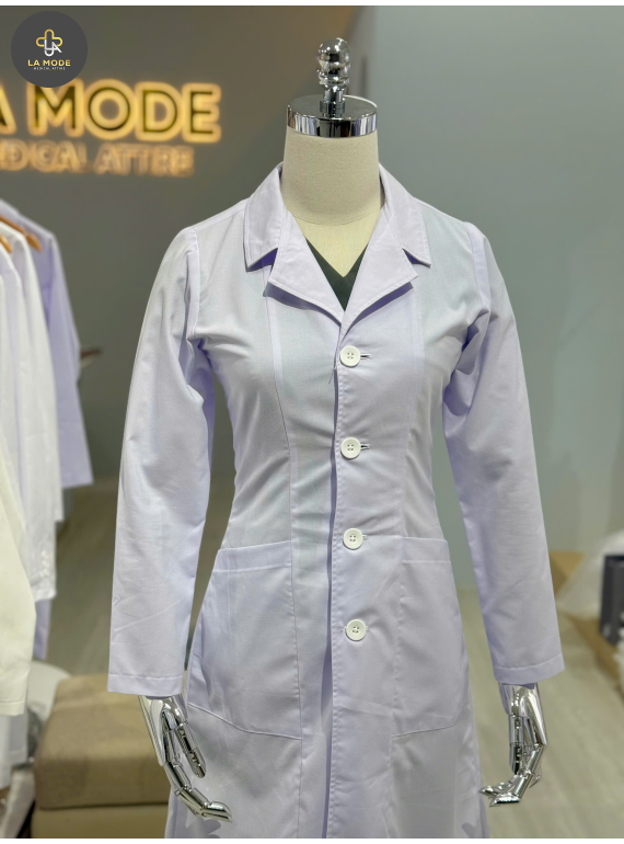 Áo Blouse bác sĩ tay dài Basic
